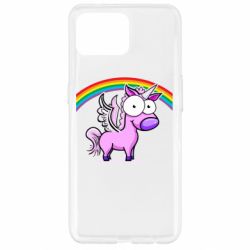 Чехол для Oppo Reno 4 Lite Глазастый единорог - PrintSalon