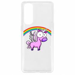 Чехол для Oppo Reno 4 Pro Глазастый единорог - PrintSalon