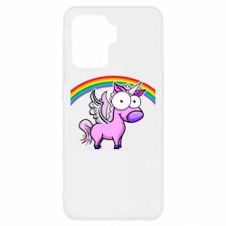 Чехол для Oppo Reno 5 Lite Глазастый единорог - PrintSalon