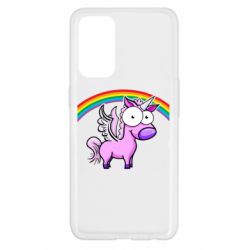 Чехол для Oppo Reno 5 4G Глазастый единорог - PrintSalon
