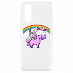 Чехол для Oppo Find X2 Глазастый единорог - PrintSalon