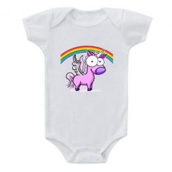 Детский бодик Глазастый единорог - PrintSalon