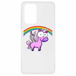 Чехол для Xiaomi Redmi Note 10 Pro Глазастый единорог - PrintSalon