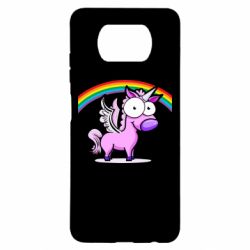 Чехол для Xiaomi Poco X3 Глазастый единорог - PrintSalon