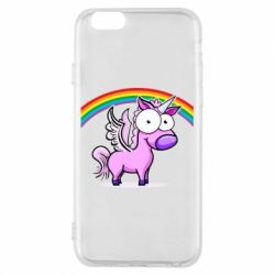 Чехол для iPhone 6/6S Глазастый единорог