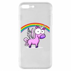 Чехол для iPhone 8 Plus Глазастый единорог - PrintSalon