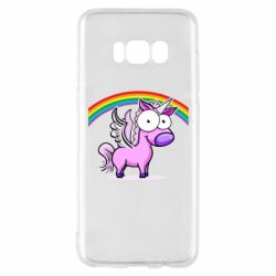 Чехол для Samsung S8 Глазастый единорог - PrintSalon