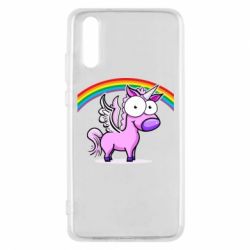 Чехол для Huawei P20 Глазастый единорог - PrintSalon