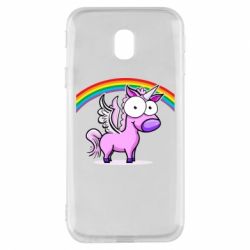 Чехол для Samsung J3 2017 Глазастый единорог - PrintSalon
