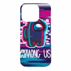 Чехол для iPhone 14 Pro Glitch Among Us - PrintSalon