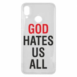 Чехол для Huawei P Smart Plus 2018 God Hates Us All - PrintSalon