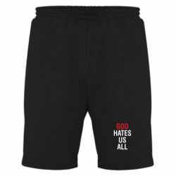 Мужские шорты God Hates Us All - PrintSalon