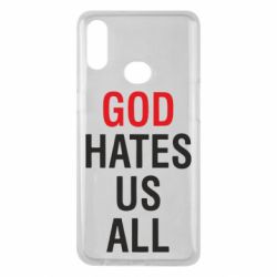 Чехол для Samsung A10s God Hates Us All - PrintSalon