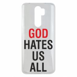Чехол для Xiaomi Redmi Note 8 Pro God Hates Us All - PrintSalon