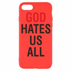 Чехол для iPhone SE 2020 God Hates Us All - PrintSalon