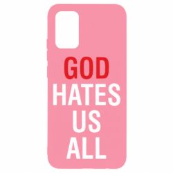 Чехол для Samsung A02s/M02s God Hates Us All - PrintSalon