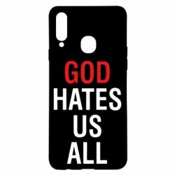 Чехол для Samsung A20s God Hates Us All - PrintSalon