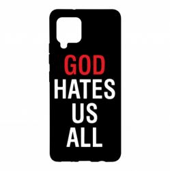 Чехол для Samsung A42 5G God Hates Us All - PrintSalon