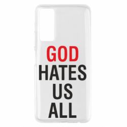 Чехол для Huawei P Smart 2021 God Hates Us All - PrintSalon