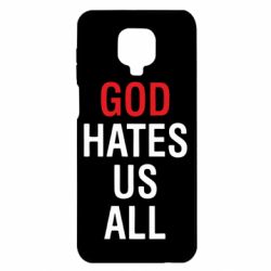 Чехол для Xiaomi Redmi Note 9S/9Pro/9Pro Max God Hates Us All - PrintSalon