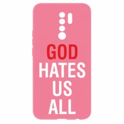Чехол для Xiaomi Redmi 9 God Hates Us All - PrintSalon