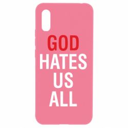 Чехол для Xiaomi Redmi 9a God Hates Us All - PrintSalon