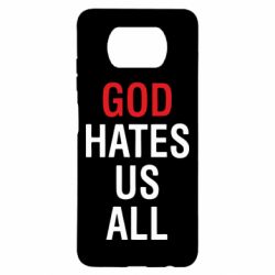Чехол для Xiaomi Poco X3 God Hates Us All - PrintSalon