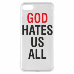 Чехол для iPhone SE 2022 God Hates Us All - PrintSalon