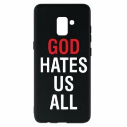 Чехол для Samsung A8+ 2018 God Hates Us All - PrintSalon