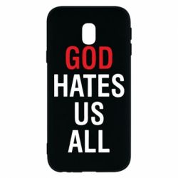 Чехол для Samsung J3 2017 God Hates Us All - PrintSalon
