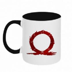 Чашка двокольорова God Of War Circle - PrintSalon