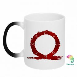 Чашка-хамелеон God Of War Circle - PrintSalon