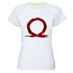 Жіноча футболка для спорту God Of War Circle - PrintSalon