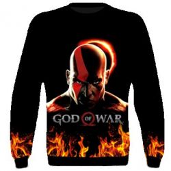 3D свитшот God Of War Kratos
