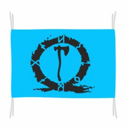 Флаг God Of War Logo - PrintSalon
