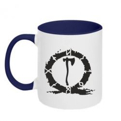 Чашка двухцветная 320ml God Of War Logo - PrintSalon