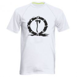 Мужская футболка для спорта God Of War Logo - PrintSalon