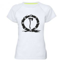 Женская футболка для спорта God Of War Logo - PrintSalon