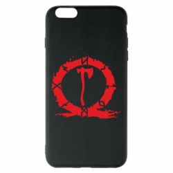 Чехол для iPhone 6 Plus/6S Plus God Of War Logo - PrintSalon