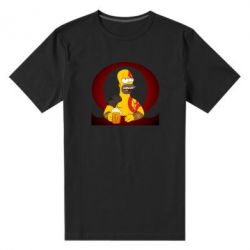 Мужская футболка премиум God of war: Simpson - PrintSalon