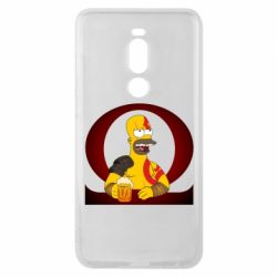Чехол для Meizu Note 8 God of war: Simpson - PrintSalon