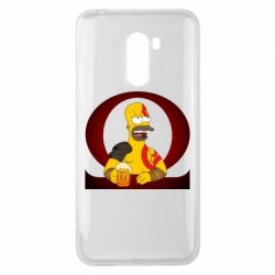 Чехол для Xiaomi Pocophone F1 God of war: Simpson - PrintSalon