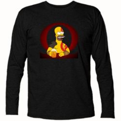 Футболка с длинным рукавом God of war: Simpson - PrintSalon