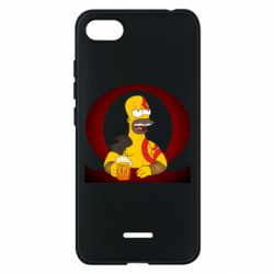 Чехол для Xiaomi Redmi 6A God of war: Simpson