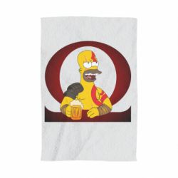 Полотенце с принтом God of war: Simpson - PrintSalon