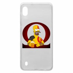 Чехол для Samsung A10 God of war: Simpson - PrintSalon
