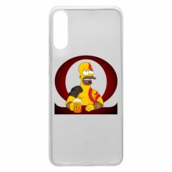 Чехол для Samsung A70 God of war: Simpson - PrintSalon