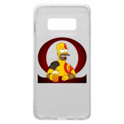 Чехол для Samsung S10e God of war: Simpson - PrintSalon