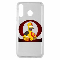 Чехол для Samsung M30 God of war: Simpson - PrintSalon