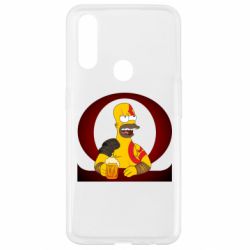 Чехол для Oppo A31 God of war: Simpson - PrintSalon